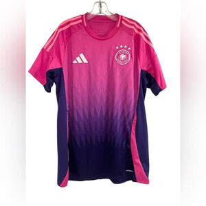 adidas Pink and Purple Short Sleeve Tee